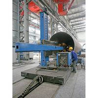 Equipo de soldadura de chasis de remolque y acero en h, robot de soldadura de arco sumergible automático de haz h