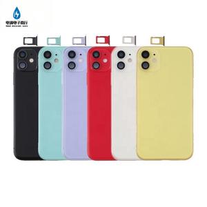 Cubierta <span class=keywords><strong>Trasera</strong></span> de Vidrio con Marco y Orificio Grande para Batería, <span class=keywords><strong>Precio</strong></span> de Fábrica al por Mayor, para <span class=keywords><strong>iPhone</strong></span> <span class=keywords><strong>XR</strong></span>, Series 11, 12, 13 - Product Image 1