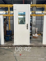 Porte de voûte résistance au cambriolage fenêtre en verre 10mm porte de sécurité en acier