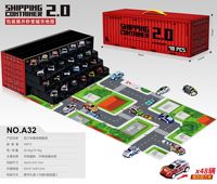 48 Coches de Juguete de Metal Fundido a Presión con Caja Contenedora para Niños, Mini Vehículos de Carreras, Regalo de Fiesta, Mini Coche de Juguete Metálico