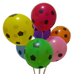 100Pcs 12 इंच Thickened लेटेक्स फुटबॉल Mylar कार्टून गुब्बारे पार्टी सजावट कंफ़ेद्दी गुब्बारा Globos कार्टून गुब्बारे