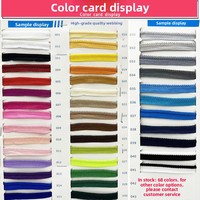 Bordir Lurex Berkilau Berwarna Dua Garis 100% Poliester Tekstil Rumah Bantal Sofa Sarung Selimut Sweatshirt; Lis Pinggir Tas;
