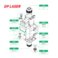 Tête laser Raytools 4000W BM04K pour machine de découpe Tête de découpe laser à mise au point automatique