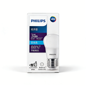 Bombilla LED <span class=keywords><strong>Philips</strong></span> E14 E27 3W 3.5W 5W 6W 6.5W 7W 80W 9W 10W 11W 12W <span class=keywords><strong>13W</strong></span> 15W 19W 23W 3000K 6500K 20-240Vac - Product Image 1