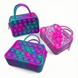 Monedero de silicona con diseño de rompecabezas, descompresión, burbujas y música, estilo Rodent Pioneer, en stock - Product Image 3