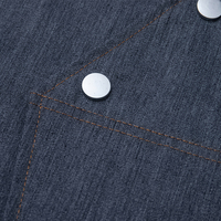 Combinaison de travail respirante à manches longues en coton/polyester, uniforme de chef pour restaurants, traiteurs, sushis, boulangeries et cafés