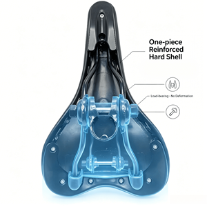 <span class=keywords><strong>Selle</strong></span> de vélo ergonomique en cuir PU imperméable avec ventilation et coussin arrière large, universelle pour <span class=keywords><strong>VTT</strong></span> et vélo de route, 715g, toutes saisons - Product Image 4