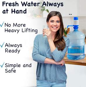 Basic Water <b>Bottle</b> <b>Pump</b> for Household Portable Water <b>Dispenser</b> <b>Pump</b> Hand Pressure Manual Water <b>Pump</b> - Product Image 3