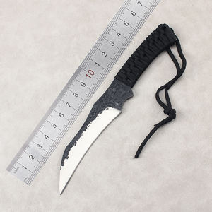 पेशेवर हस्तनिर्मित जाली चाकू प्राचीन उपहार स्टेनलेस स्टील आउटडोर शिकार निश्चित ब्लेड चाकू - Product Image 1