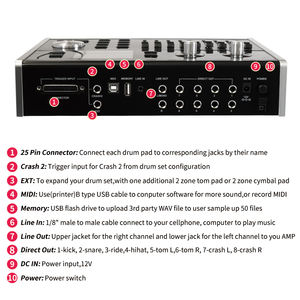 Performance de <span class=keywords><strong>cymbale</strong></span> XD-2000-KM HXM personnaliser disponible conception acoustique phare <span class=keywords><strong>batterie</strong></span> professionnelle <span class=keywords><strong>batterie</strong></span> électrique <span class=keywords><strong>batterie</strong></span> professionnelle - Product Image 4