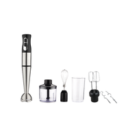 Nouveau Mixeur Plongeant Manuel avec 4 Lames en Acier Inoxydable 700W pour Usage Domestique et Hôtelier