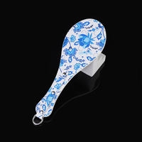 Fouet de punition en cuir à motif porcelaine bleu et blanc personnalisé pour équipement de bondage SM, jouets sexuels BDSM