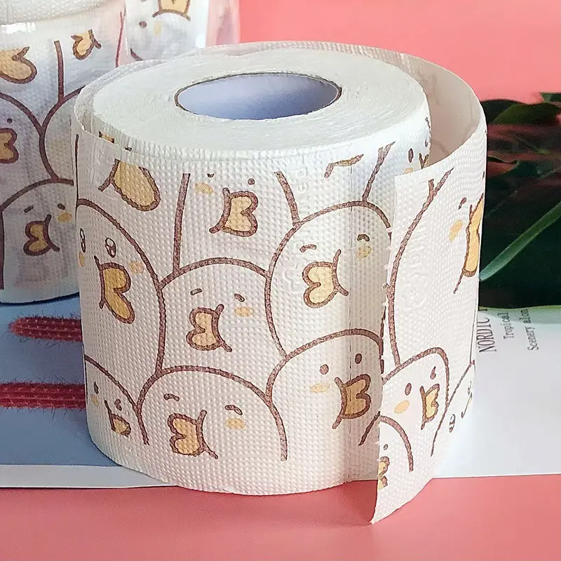 1/2/3/4 Ply Bathroom Tissue Rolls High Quality Printed Toilet Paper