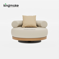 Ensemble de salon de jardin en teck moderne, imperméable, pour l'extérieur, avec canapé pivotant, idéal pour la terrasse et le jardin - Vente chaude
