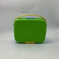 Boîte à lunch pour enfants, mignonne, étanche, de qualité alimentaire, portable, pour étudiants, boîte à bento isolée, sans BPA, 1200 ml, 5 compartiments, en plastique