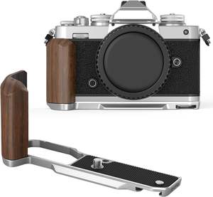 ด้ามจับไม้ขนาดเล็ก <span class=keywords><strong>FC</strong></span> ที่จับรูปตัวแอลสำหรับกล้อง <span class=keywords><strong>Nikon</strong></span> <span class=keywords><strong>Z</strong></span> <span class=keywords><strong>FC</strong></span> ที่จับด้านข้างสไตล์ย้อนยุค (สีเงิน)-4803 - Product Image 1