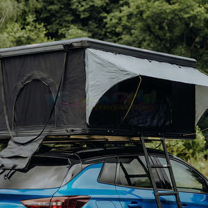 4-Season Waterproof Roof Top <b>Tent</b> With Abs Hard Shell Roof <b>Tent</b> Straight Bracing Type For Camping <b>Car</b> <b>Rooftop</b> <b>Tent</b> With Ladder - Product Image 6