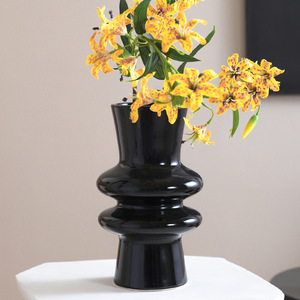 Jarrón Estilo Ins, de Lujo Retro de Mediados de Siglo, de Gran Valor Estético, Decoración Francesa, Florero Hidropónico, Rojo de Gran Capacidad - Product Image 5