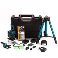 Niveau laser MT pour marquage au sol et mural, travaux de construction professionnels, kit de niveau laser à faisceau vert auto-nivelant 360°