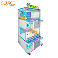 Machine à griffes à monnayeur pour quatre joueurs, jeu d'arcade attrape-poupées, excellent rapport qualité-prix pour centres commerciaux et salles de jeux