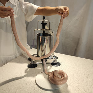Fabbrica a buon mercato marchio OEM logo <span class=keywords><strong>5</strong></span> <span class=keywords><strong>Lb</strong></span>. Macchina riempitrice manuale per salsicce di carne in acciaio inossidabile - Product Image 3