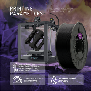 Filament ASA WINKLE 1,75 mm 1 kg Filament d'imprimante 3D FDM pour pièces fonctionnelles extérieures Résistant aux UV, à la chaleur et aux intempéries - Product Image 5
