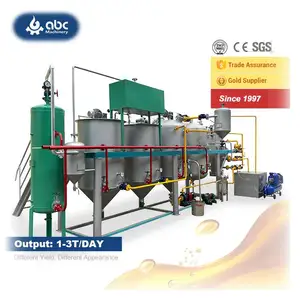 Technologically Advanced Crude Palm Small Mini Oil Refinery Machine Factory Direct Sales Provided Soybean Oil Production Line