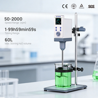 Agitador de Laboratorio LICHEN OES-F de 2000 rpm y 50 000 mPa con Detección de Torque LCD para Mezclas de Alta Viscosidad en Laboratorios Farmacéuticos y Químicos