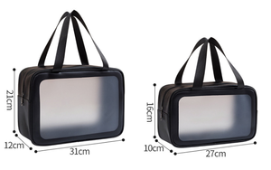 Factory Direct Selling Simple Pattern PVC Makeup <b>Bag</b> with Zipper for Cosmetics on Trips - Product Image 4