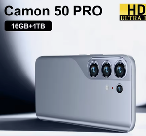 สมาร์ทโฟน TECNO CAMON 50 PRO รุ่นใหม่ กล้อง 108MP รองรับ LTE 5G CDMA หน่วยความจำ RAM/ROM 16GB+1TB แบตเตอรี่ความจุสูง (มากกว่า 8000mAh) ดีไซน์สวยแบบสเปน - Product Image 1