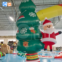 Arche géante gonflable pour arbre de Noël, modèle d'arche gonflable du Père Noël