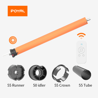 Store pare-soleil pliant intelligent avec moteur tubulaire en aluminium, commande vocale Alexa Google Home pour chambre et balcon