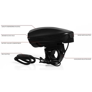 IRONDONKEY haut-décibel vélo poignée anneau cloche klaxon électrique étanche accessoires sécurité équitation avertissement alarme route vélo - Product Image 3