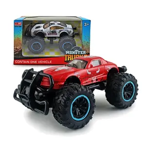 1:43 Die cast truck Monster truck lega di metallo camion 6 animali stampa assortiti