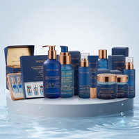 Coffret de Soins de Luxe Fermentés aux Peptides de Cuivre Bleu GHK-Cu, Niacinamide, Céramides et Peptides – Hydratant et Raffermissant – Marque Privée