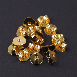 Boucles d'oreilles à clous antidérapantes, 22 jauges, argent, or, blanc K, unisexe, accessoires de bijoux pour usage quotidien - Product Image 2