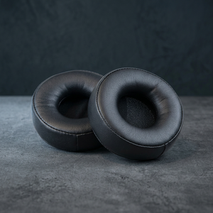 For ATH ESW9 Headphone Cushions Wholesale Audio Technica Premium <b>Protein</b> Skin Black Bulk Supply Over Ear Pads Replacement - Product Image 5
