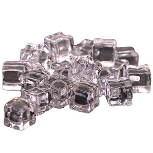 Cristales de Hielo Acrílicos de Plástico al por Mayor, Mini Cuadrados Transparentes Ecológicos de 10-12mm para Decoración Navideña - Product Image 5