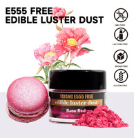 Poudre de paillettes comestible Halal Golden E555, pigment mica sans danger pour la consommation, poussière de lustre comestible pour la décoration de gâteaux et macarons