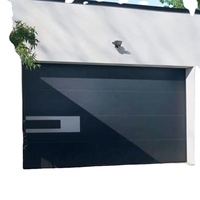 Porte de garage sectionnelle automatique approuvée CE avec porte piétonne
