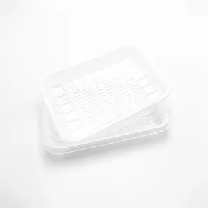 Supermarket Meat Seafood Essential Disposable Plastic Vegetable Packaging Tray