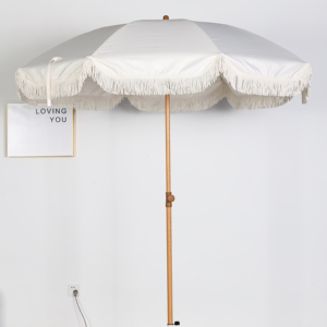 <span class=keywords><strong>Sombrilla</strong></span> de <span class=keywords><strong>Playa</strong></span> DC-BU-068 <span class=keywords><strong>con</strong></span> Borlas, <span class=keywords><strong>Sombrilla</strong></span> para Exteriores, Moderna, Elegante, para <span class=keywords><strong>Playa</strong></span> - Product Image 1