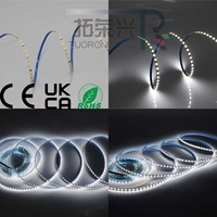 Bande lumineuse TRX en promotion, 2835W, 26 segments, 156 LED, 24V DC, 1200lm/m, IP33, CRI97, largeur 4mm, pour usage domestique et hôtelier
