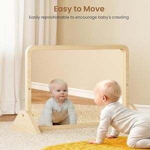 <span class=keywords><strong>Specchio</strong></span> Montessori 3-in-1 Regolabile <span class=keywords><strong>per</strong></span> Bambini e Barra <span class=keywords><strong>per</strong></span> Trazioni, Giocattolo Educativo Montessori <span class=keywords><strong>per</strong></span> Neonati, <span class=keywords><strong>Specchio</strong></span> con Barra <span class=keywords><strong>per</strong></span> <span class=keywords><strong>Cameretta</strong></span> - Product Image 2