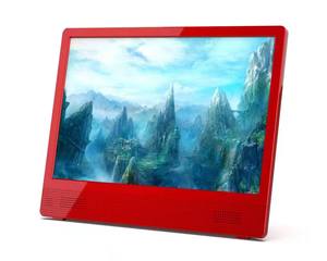 SYTA Mini 14 Inch Xách Tay <span class=keywords><strong>Dvb</strong></span> T2 <span class=keywords><strong>Mpeg4</strong></span> Lcd Tv Cho Nga, Digital Tuner, AV IN,USB, Thẻ TF, Tai Nghe - Product Image 5