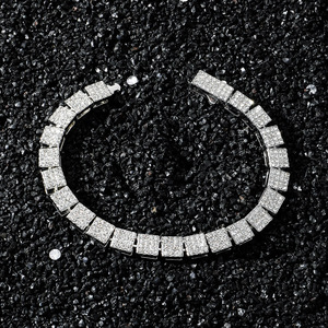 Pulsera de Cadena de Aleación con Diseño Geométrico Simple e Innovador, Estilo Hiphop, Pulseras para Hombre, Joyería de Moda al por Mayor - Product Image 2