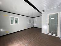 Maison modulaire préfabriquée en acier léger Maison conteneur extensible Étanche Préfabriquée Granny Flat pour usage dans les immeubles de bureaux