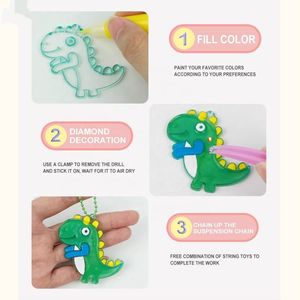 Fenêtre éducative art <span class=keywords><strong>dessin</strong></span> kits de coloriage princesse série bricolage colle peinture jouet pour enfants - Product Image 4