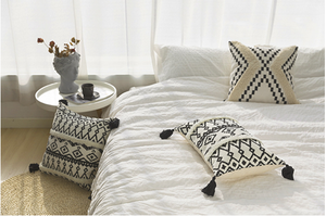 Housses d'oreiller bleues, style bohème, faites à la main, nouveauté - Product Image 6