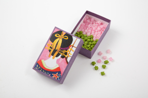 Bonbons artisanaux japonais Konpeito à la fraise et au matcha 30g – Cadeau traditionnel Wagashi - Product Image 3